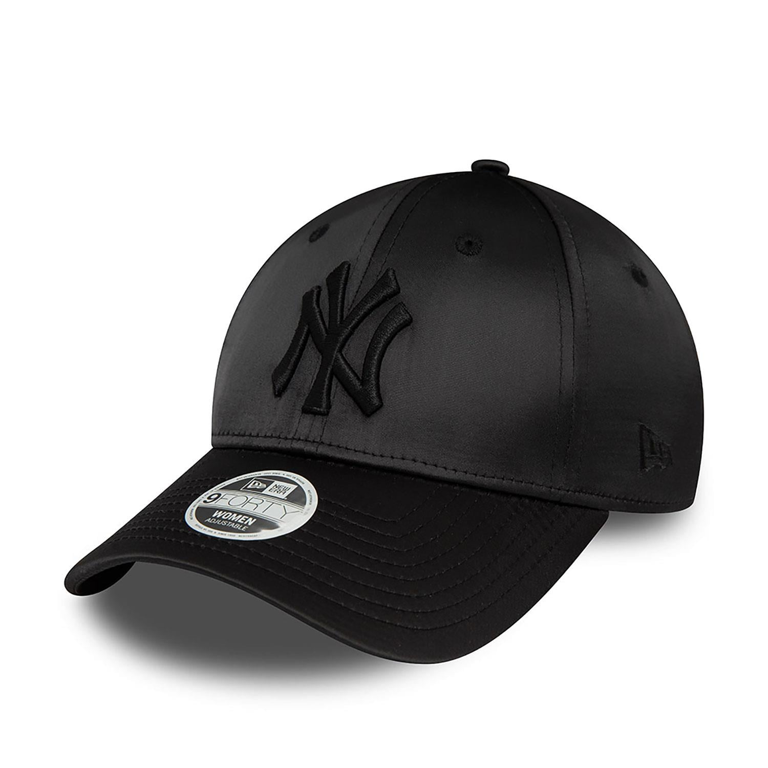 New Era Kadın Şapka New York Yankees Saten Siyah_60434989-990