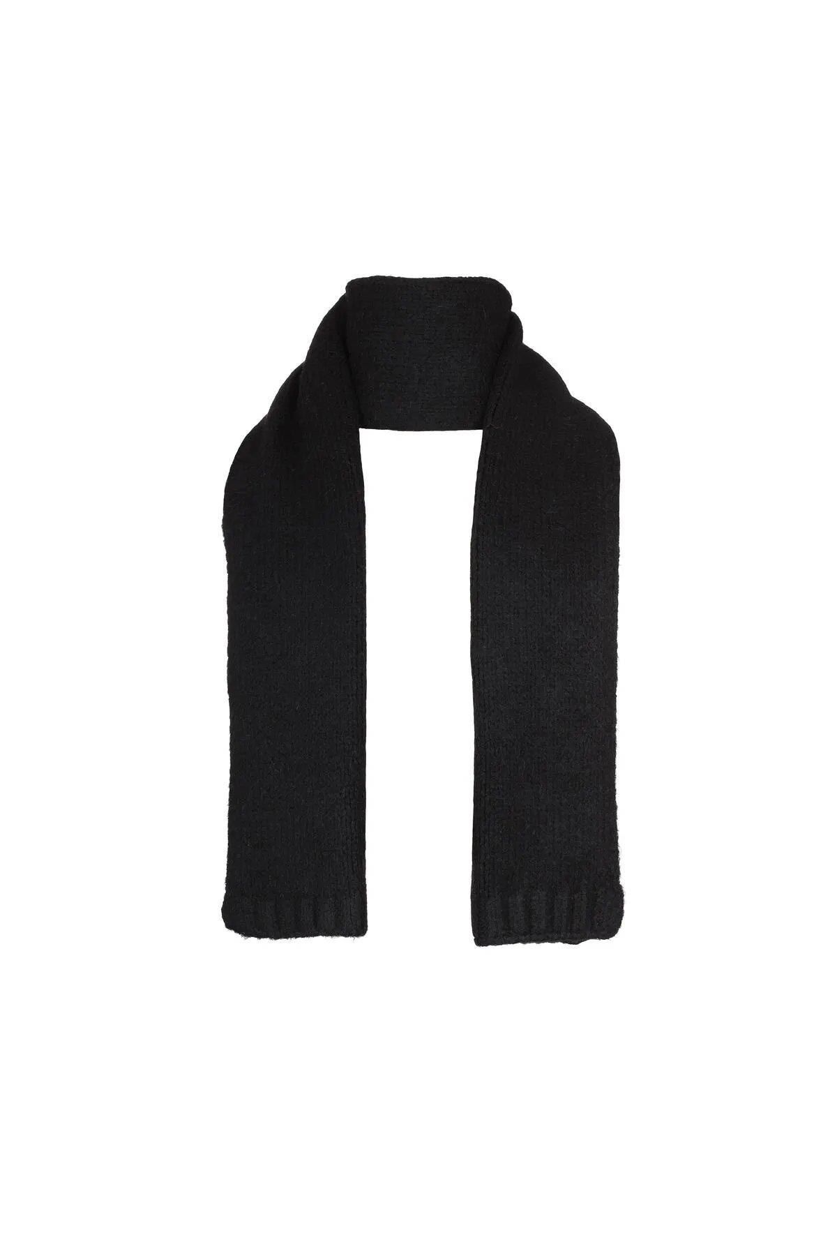 Unisex Atkı Confi Scarf Siyah_FO4589BL