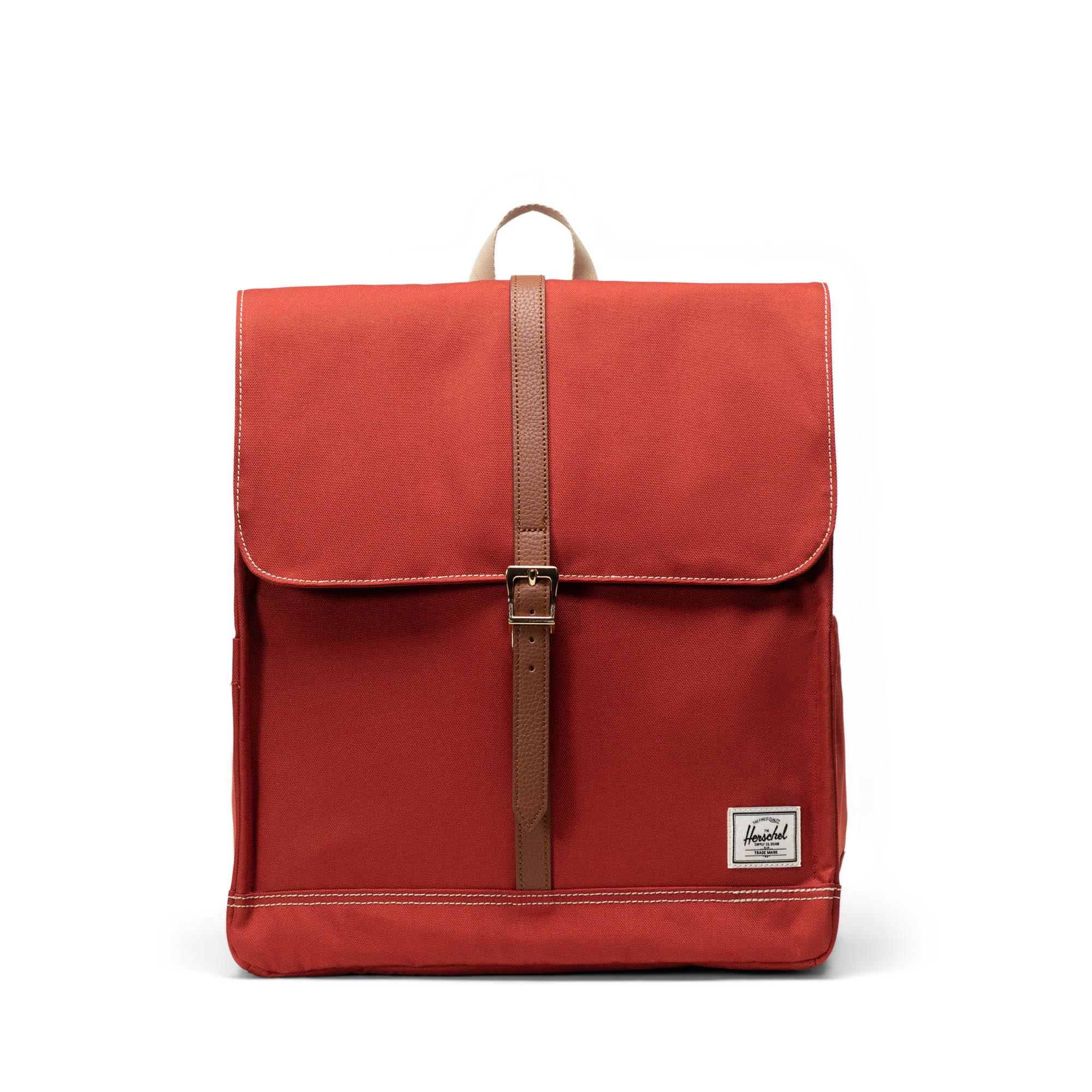 Herschel Sırt Çantası City Backpack Red Ochre/White Stitch_11376-06284-OS