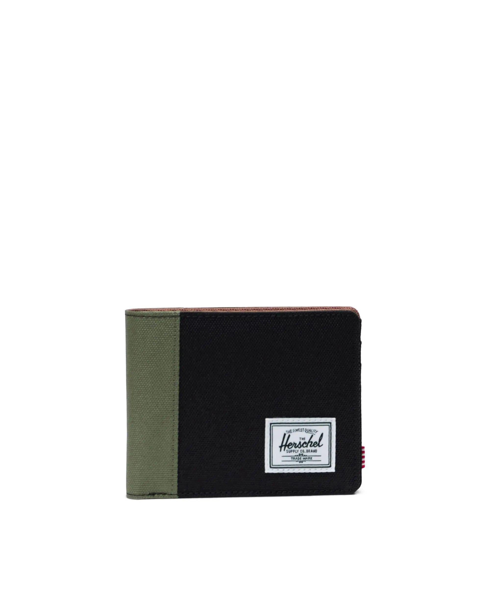 Herschel Cüzdan Roy Wallet Black/Four Leaf Clvr/Sddle Brn_30072-06427-OS