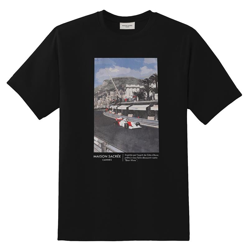 Maison Sacrée Tshirt Mona Siyah_MSMONASIYAH