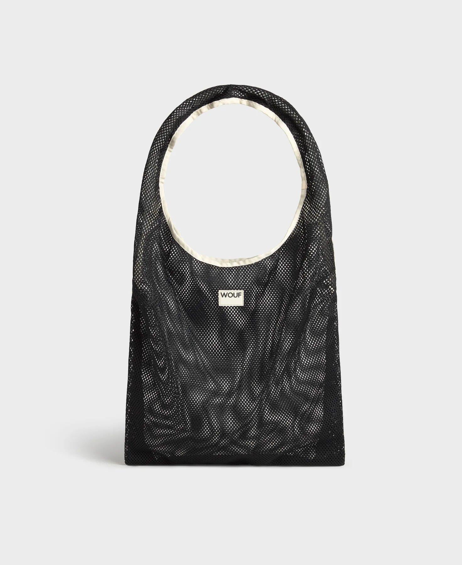 Wouf Omuz Çantası Mesh Collection Tshirt Bag Onyx_XTO250012