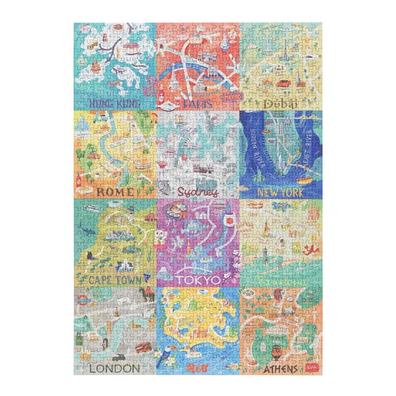 Legami 1000 Parça Puzzle World Cities_PUZ0006