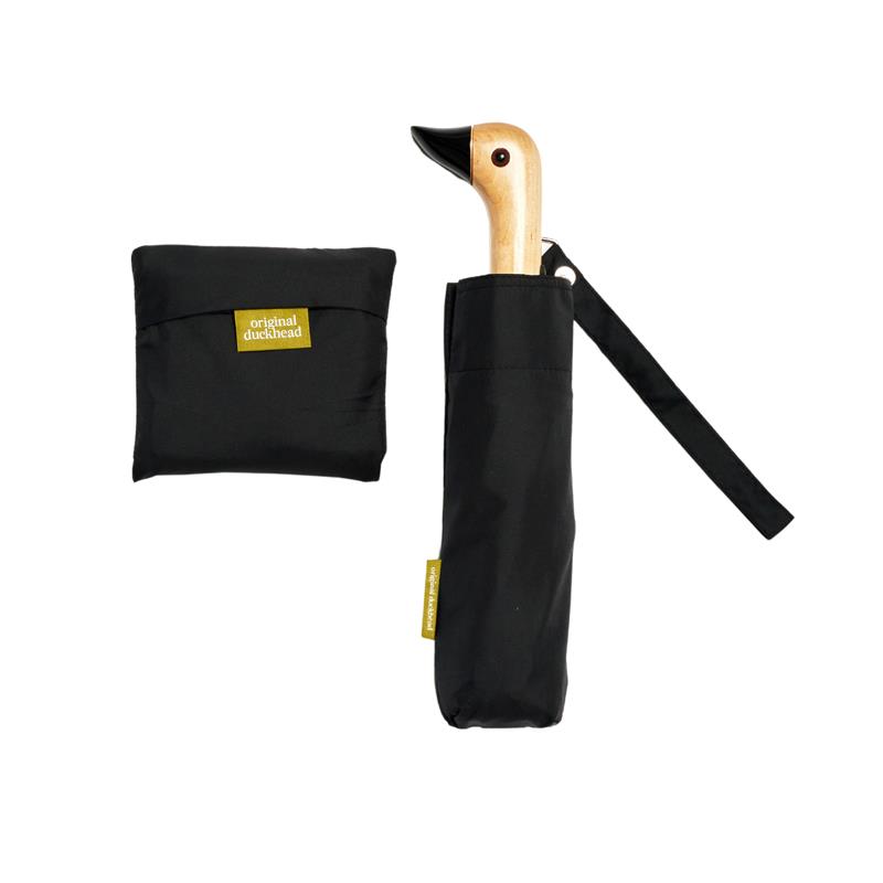 Original Duckhead Duck Kompakt Şemsiye Siyah_CS001