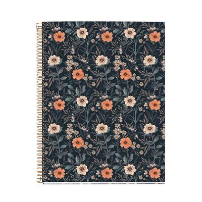 Miquelrius A4 Spiralli Kareli Defter Çiçekler_MR4045