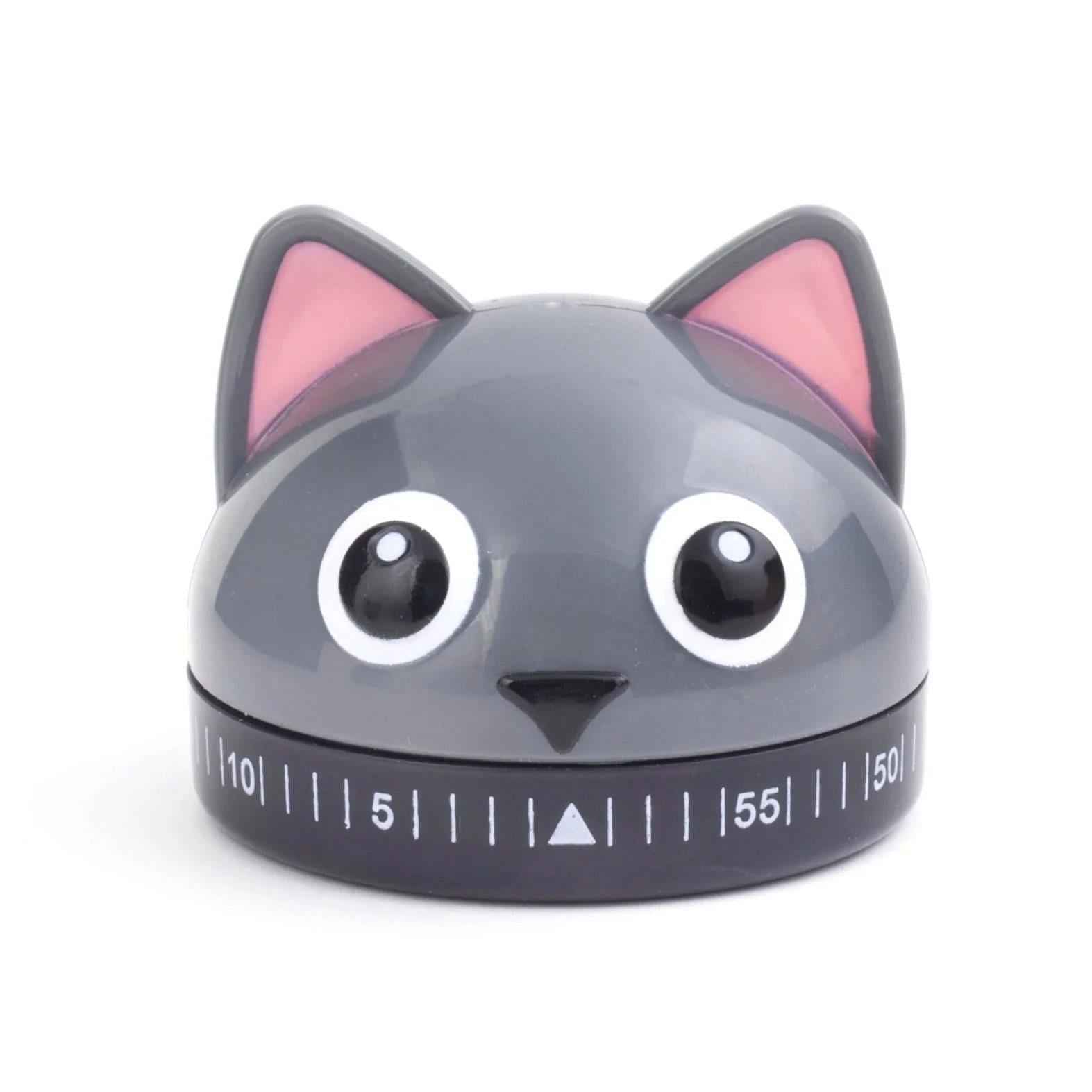 Kikkerland Kitchen Timer Cat-Mutfak Zamanlayıcı Kedi_KT44