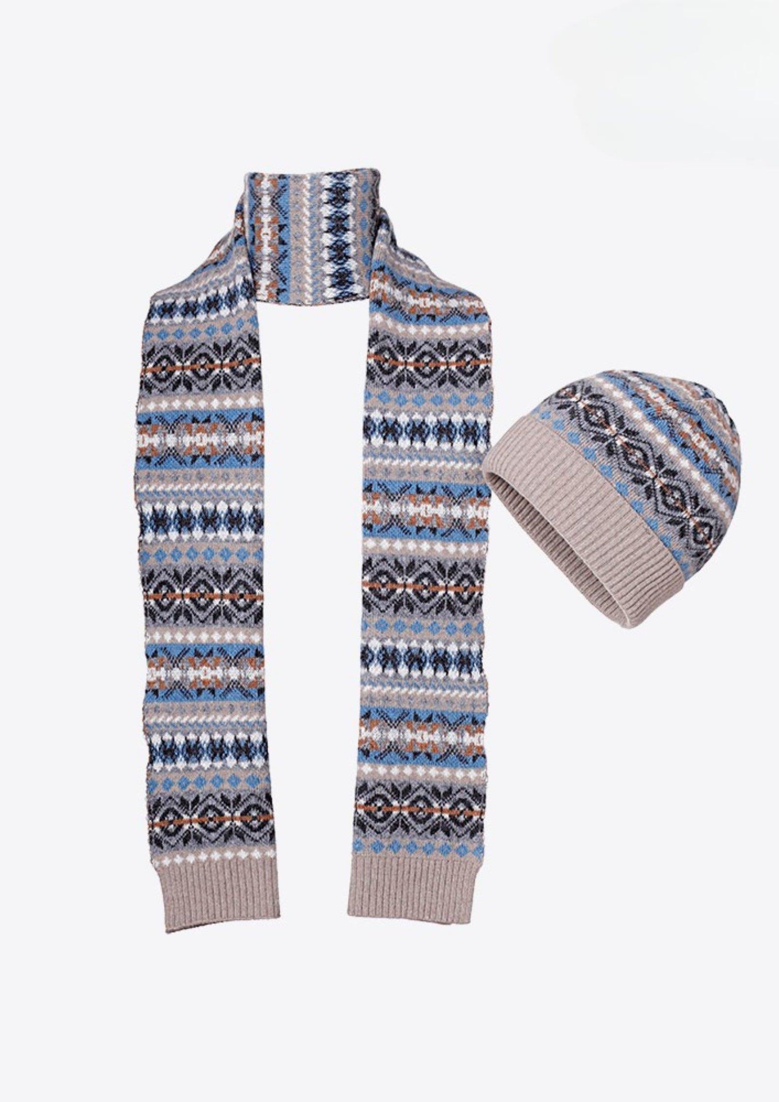 Unisex Atkı, Bere Takımı 2'li Set Todd Stone_FO3599ST