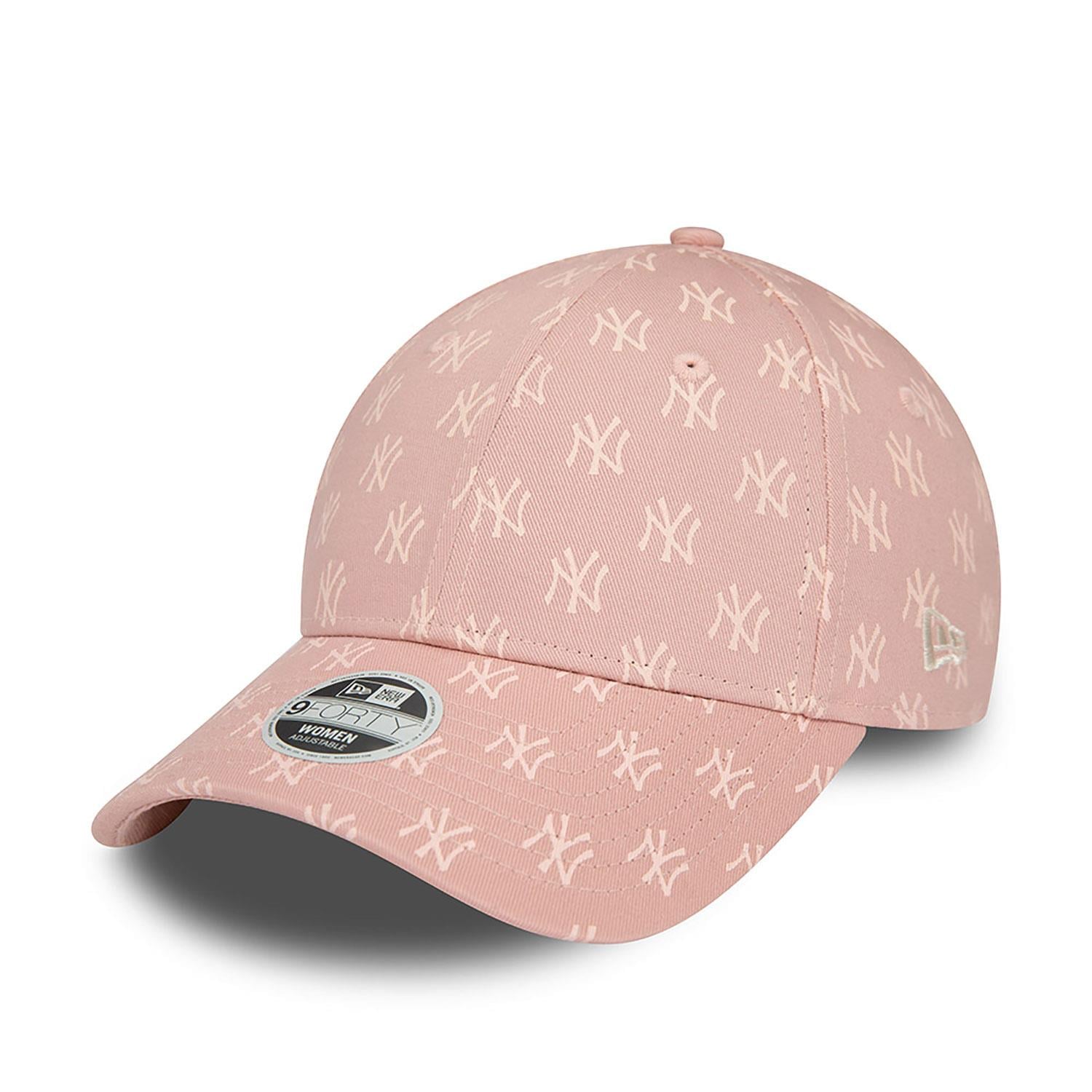 New Era Kadın Şapka New York Yankees Monogram Pink_60434993-986