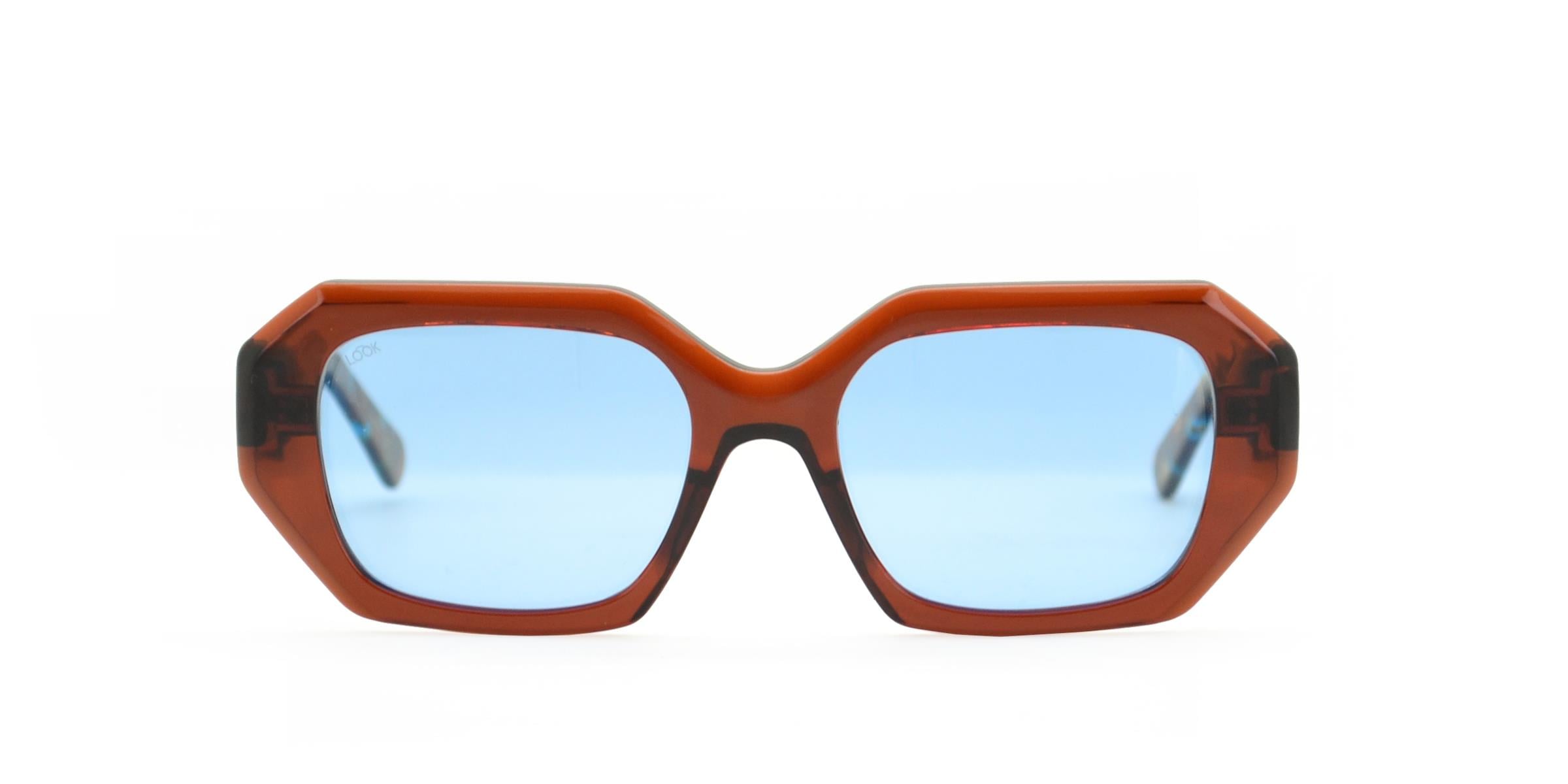 Looklight Güneş Gözlüğü Salvia Jelly Brown Multicolor Light Blue (LL481)_90.LL8010 / B28 / LB50