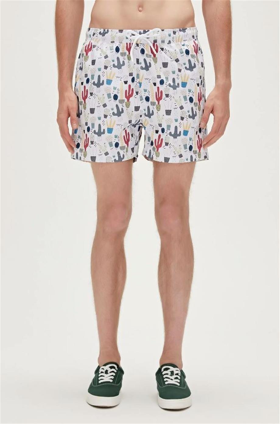 Bad Bear Deniz Şortu Areole Off White_23.01.09.005-C04