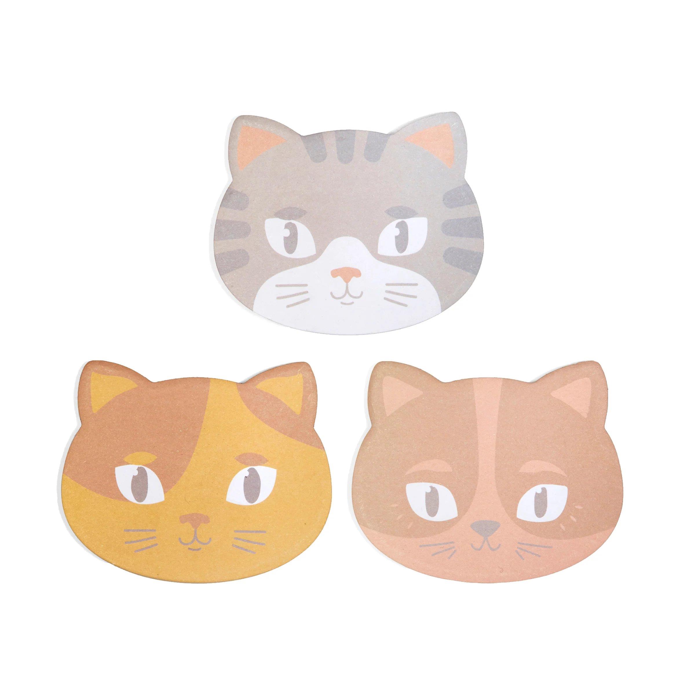Kikkerland Kitty Cat Sticky Notes-Yapışkanlı Not Kağıdı Kedi_ST114-A