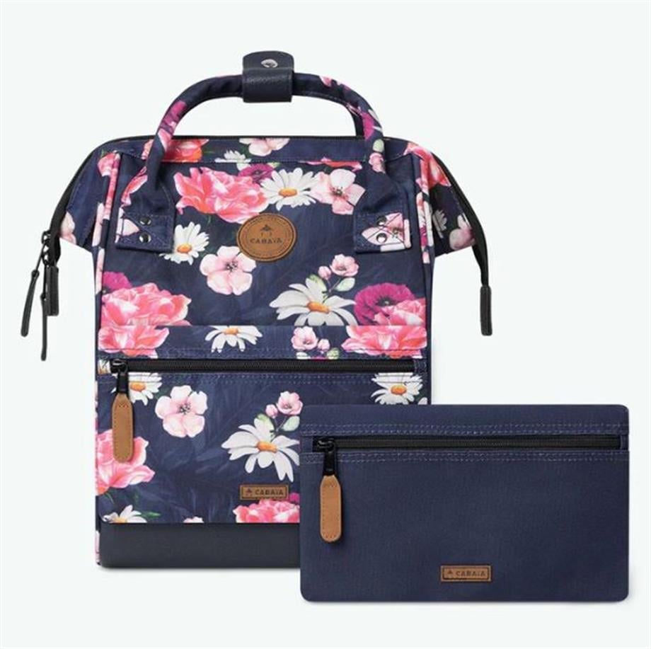 Cabaia Sırt Çantası Adventurer Small Osaka Pink Flowers_CSCSMOSAKA
