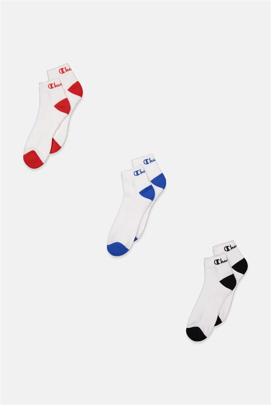Champion Çorap 3'lü Set Sport Brand Logo Beyaz
