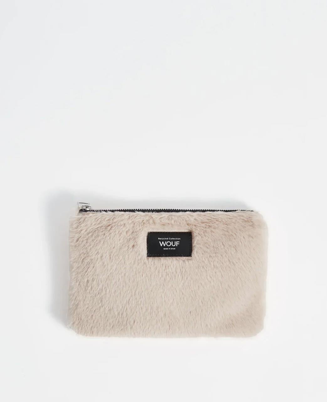 Wouf Clutch, El Çantası Pouch Faux Fur Nevada_TML240036