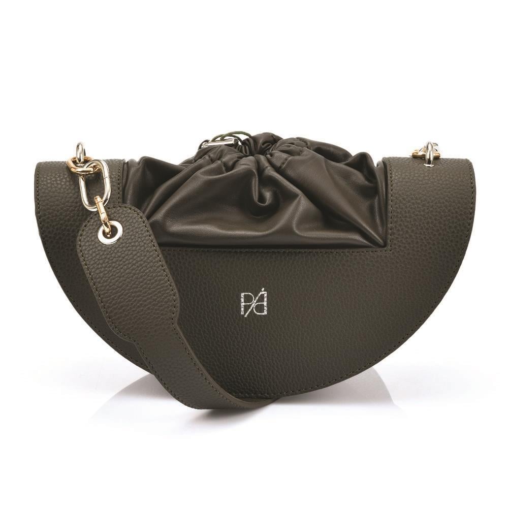 Pap Omuz Çantası Monami Nefti Yeşil_Monami-10