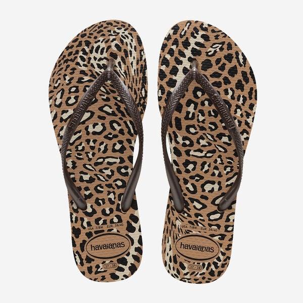 Havaianas Parmakarası Terlik Slim Animals Rose Gold/Cafe_4103352-6841