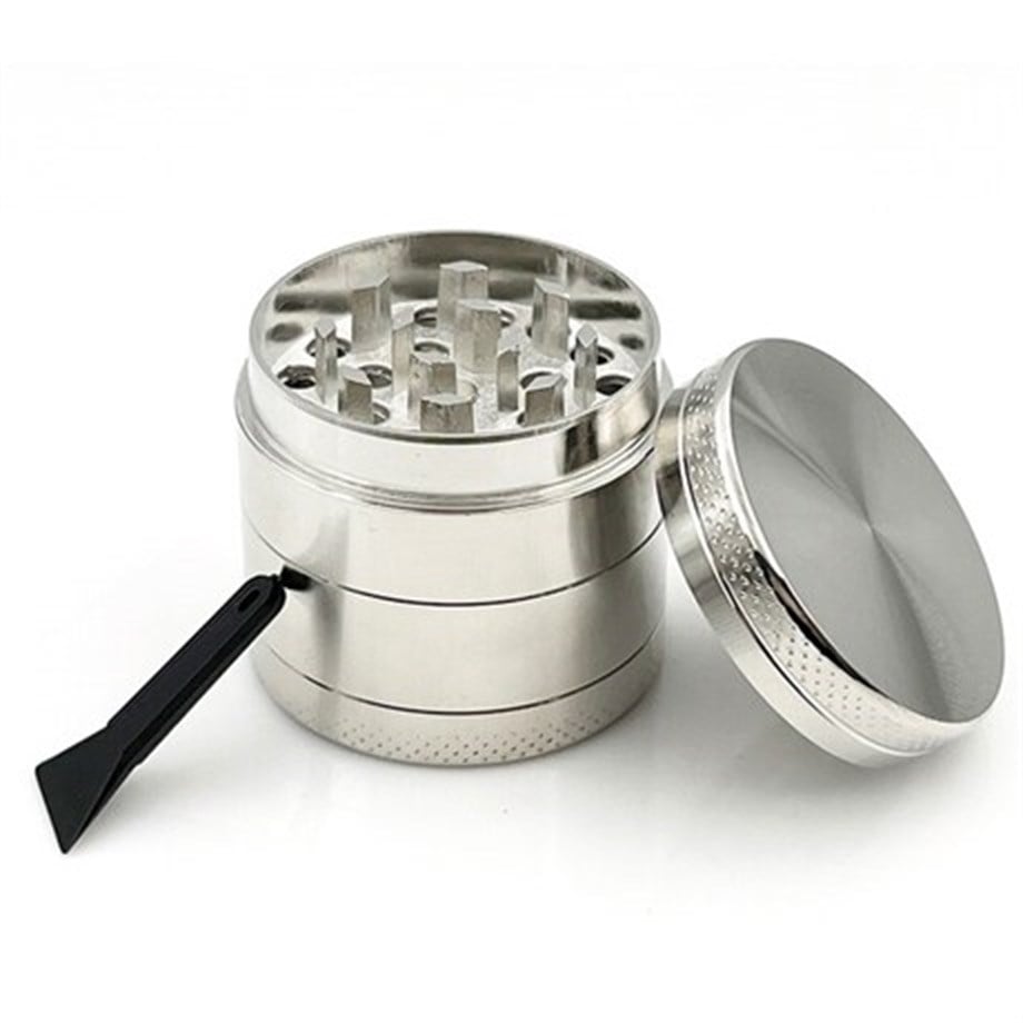 Hipster Deer Grinder Metal Tütün Ayıklayıcı Gümüş 40 mm._HDMGTAG