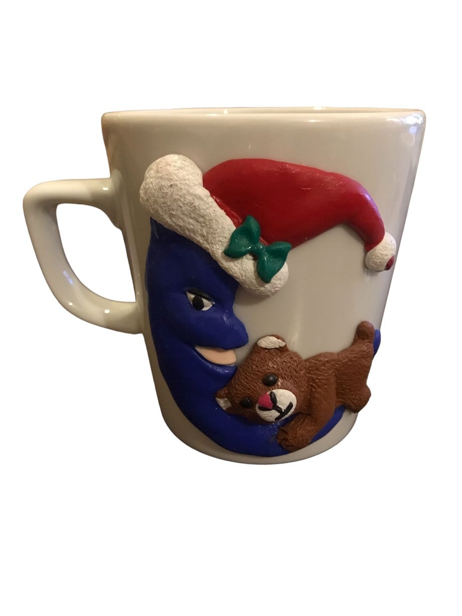 Hipster Deer Kupa El Yapımı Ay Dede Ayıcık_HDKUP23