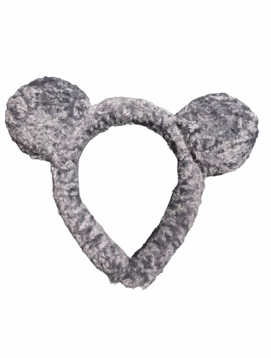 Hipster Deer Taç Kulaklı Teddy Gri_HDTAC07