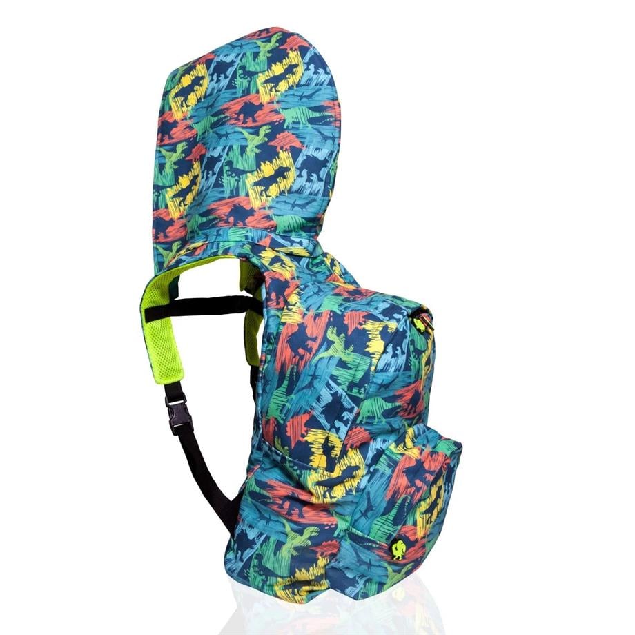 Morikukko Back To School Stroke Dino Çıkabilir Kapüşonlu Sırt Çantası_MK-BTSSTROKEDINO