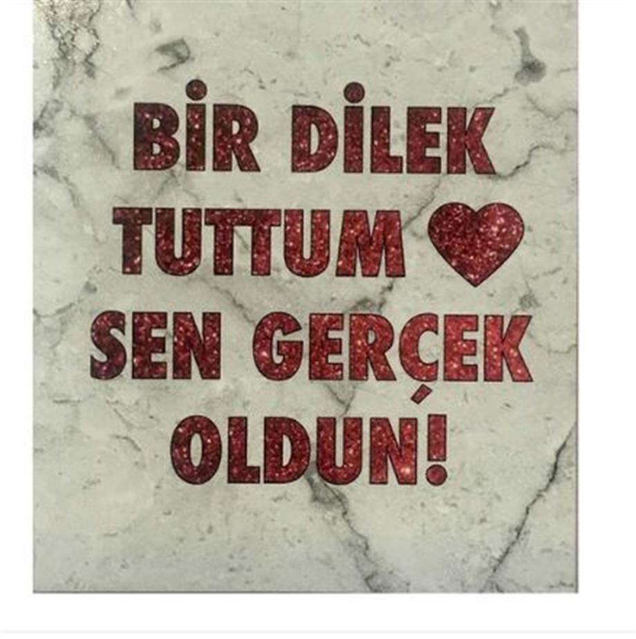 Pape Mini Teprik Kartı Bir Dilek Tuttum Sen Gerçek Oldun_PK01-6747