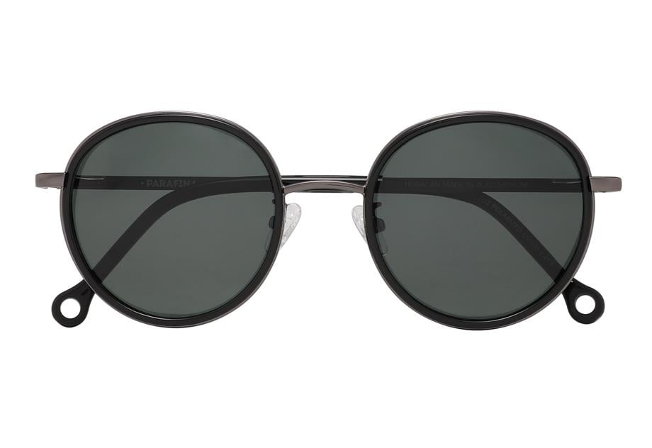 Parafina Güneş Gözlüğü Huracan II Black Green_HU2-BLC-DGN