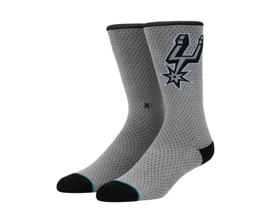 Stance Erkek Basketbol Çorabı NBA Spurs Jersey Grey