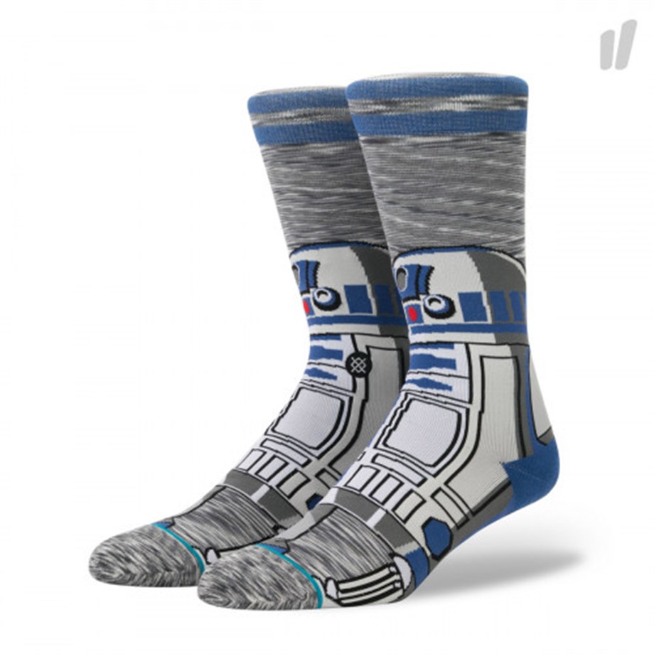 Grey R2 Unit Stance Erkek Çorap Star Wars R2 Unit Grey