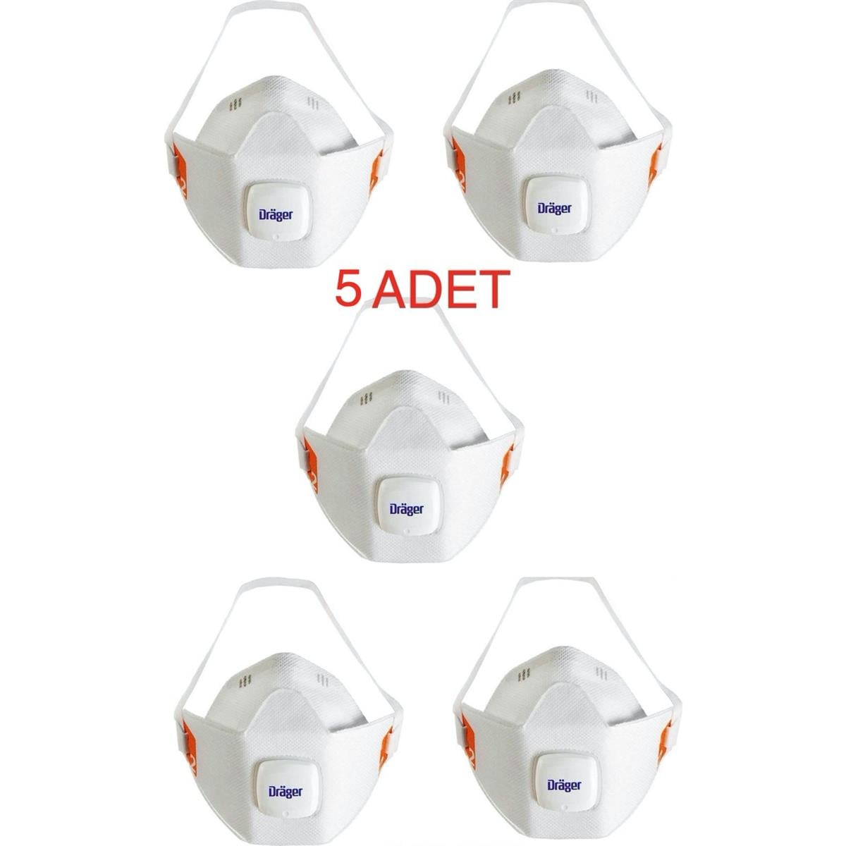 Drager 1920 Ventilli Ffp2 5 Adet Hijyenik Pakette