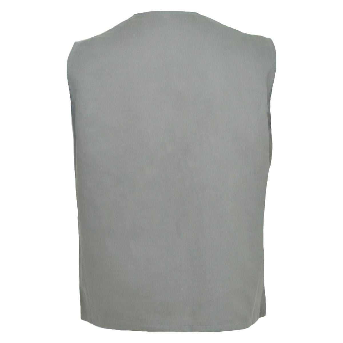 Ssm 16/12 Gabardin Teknik Işçi Yelek Koyu Bej