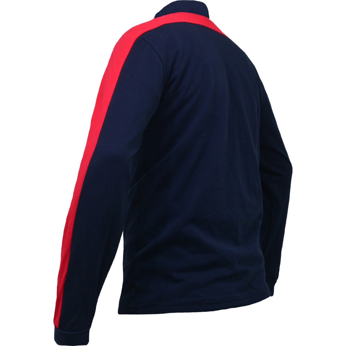 Ssm 0849 Çizgili Polo Yaka Kol Şeritli 2 İplik Sweat