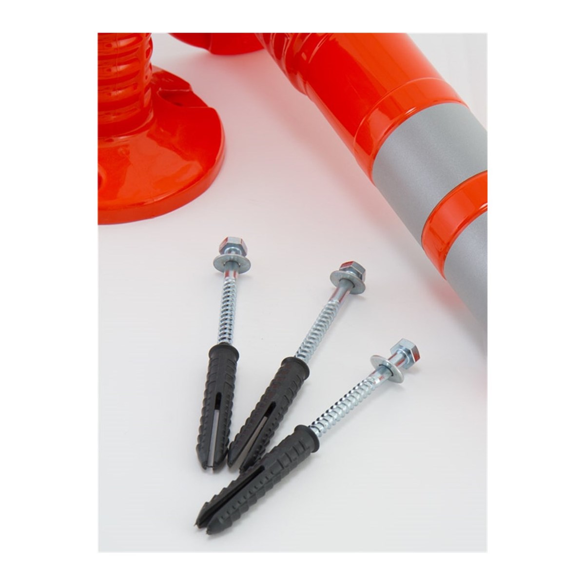 Ssm 4lü Delinatör Set Esnek Şerit Ayırıcı Delinatör 75CM