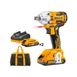 İngco 20V Lithium-Ion Somun Sökme 300NM Kömürsüz Motor 2 Bataryalı CIWLI2001