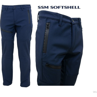 Ssm 0747 Fermuarlı Softshell Pantolon
