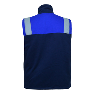 Ssm Dayanıklı Kapitoneli Yelek Lacivert - Saks