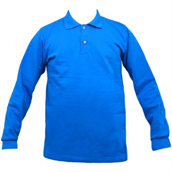 Ssm 0546 2 İplik Polo Yaka Uzun Kollu Sweat