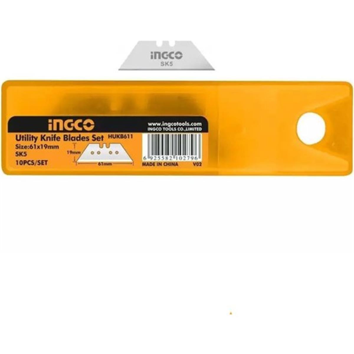 Ingco Hukb 611 Maket Bıcagı Yedegi 10 Lu 