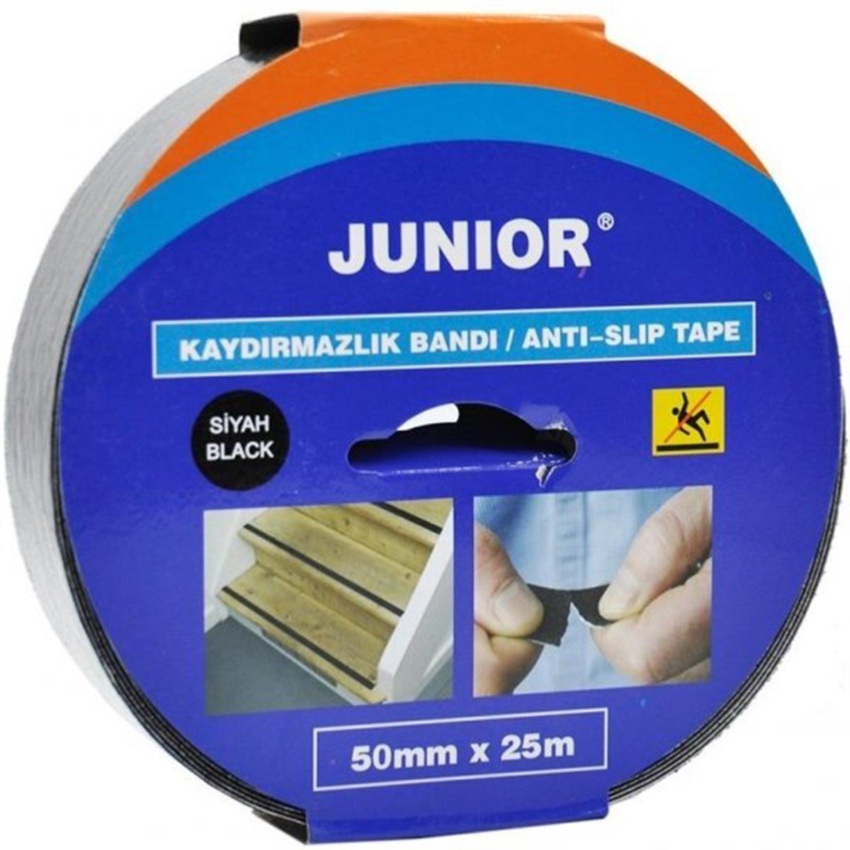 Junior Kaydırmaz Bant Siyah 50mm X 25m