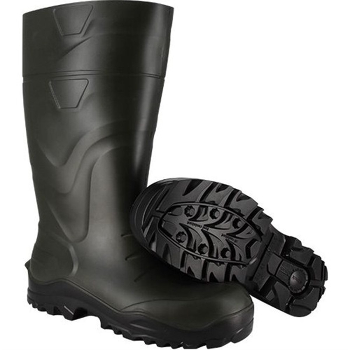 Starline STL-9910 S4 Çelik Burunlu Uzun Yeşil İşçi Çizmesi