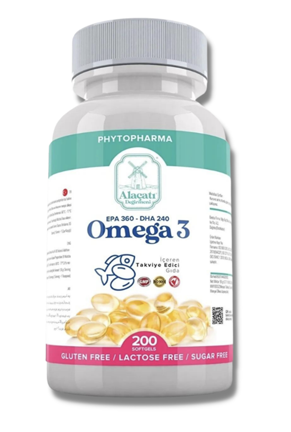 Phytopharma Omega 3 Takviyesi 200 Softjel