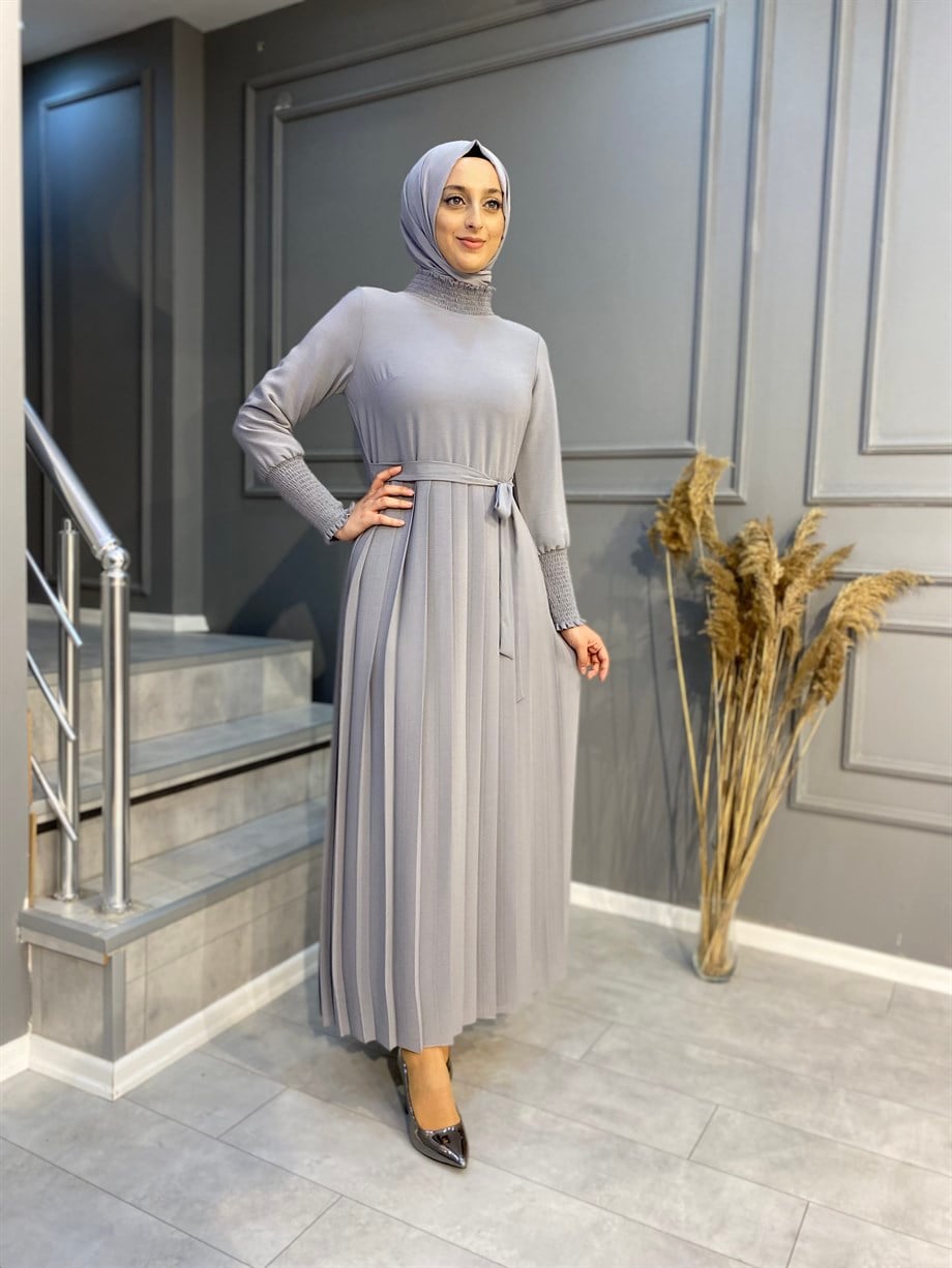 NEVON  21YD3008 Pilise Detaylı Yazlık Harika Abiye 