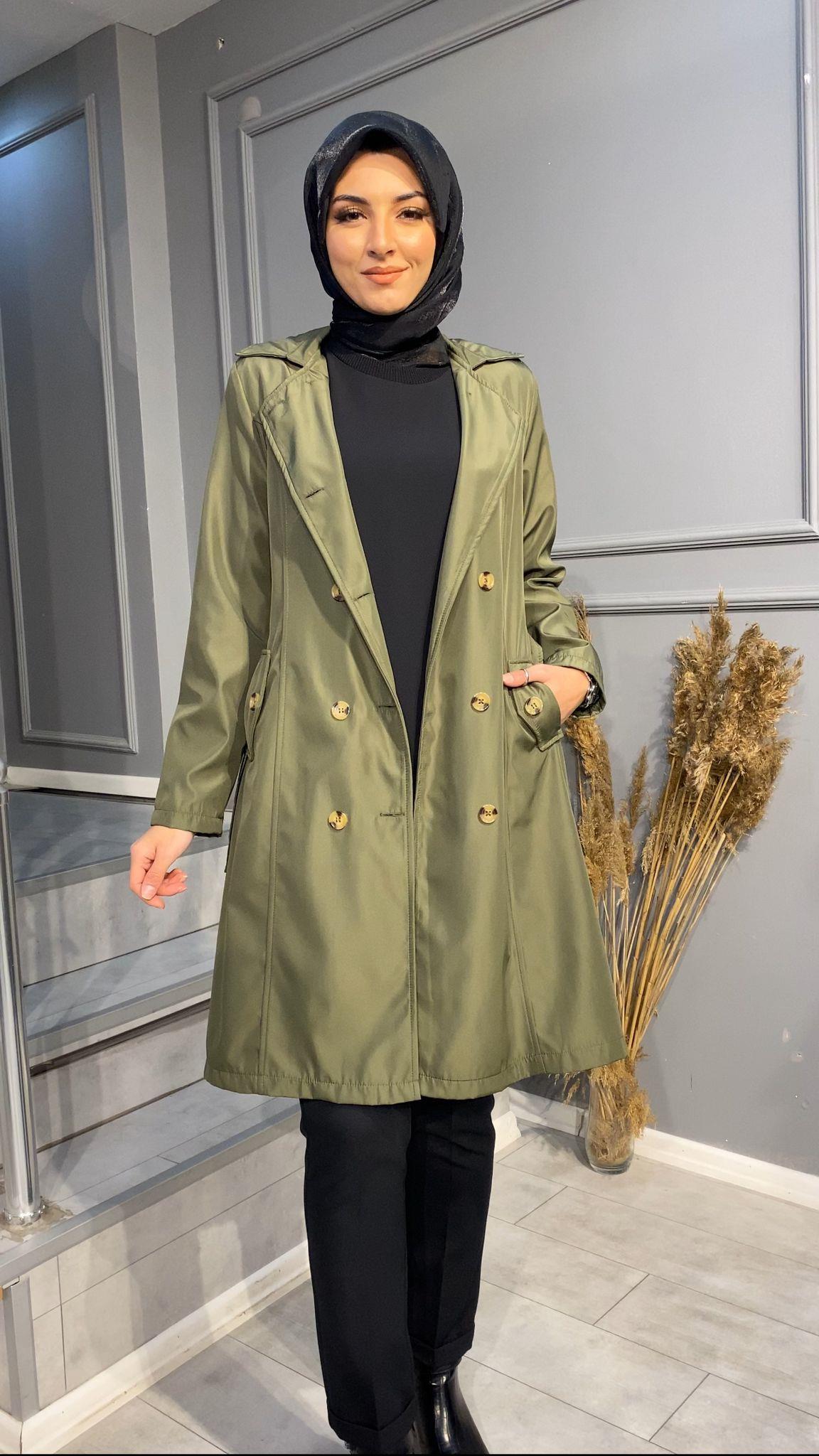 NEVON 4491 DÜĞME DETAYLI TRENÇ MODELİMİZ