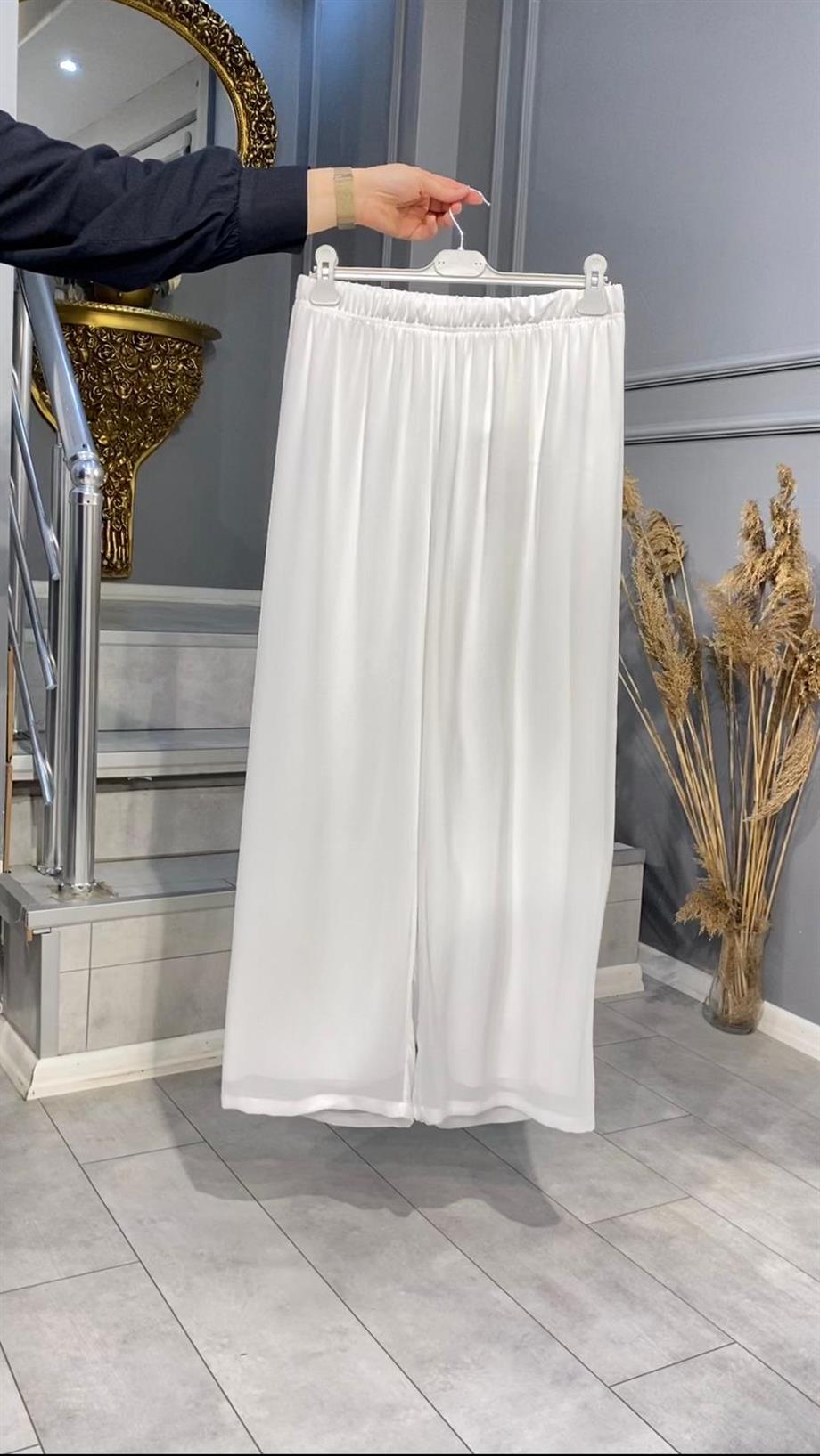 NEVON 856 İÇİ ASTARLI ŞİFON PANTOLON