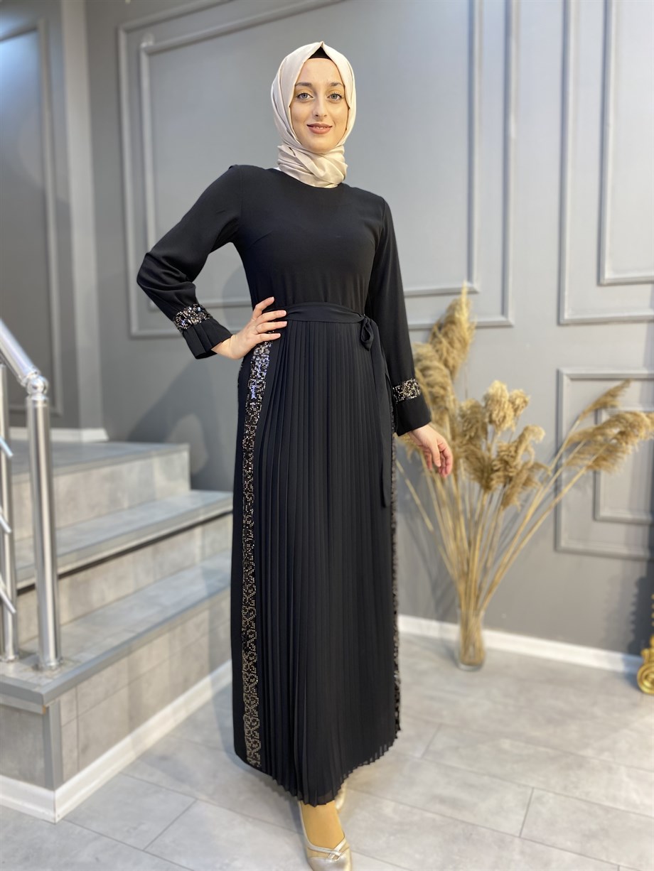 NEVON 2022 PLİSELİ ABİYE 