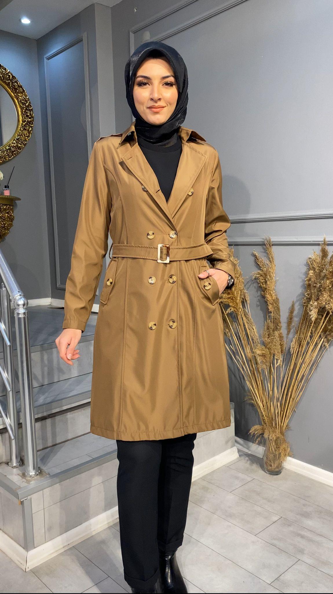 NEVON 4491 DÜĞME DETAYLI TRENÇ MODELİMİZ
