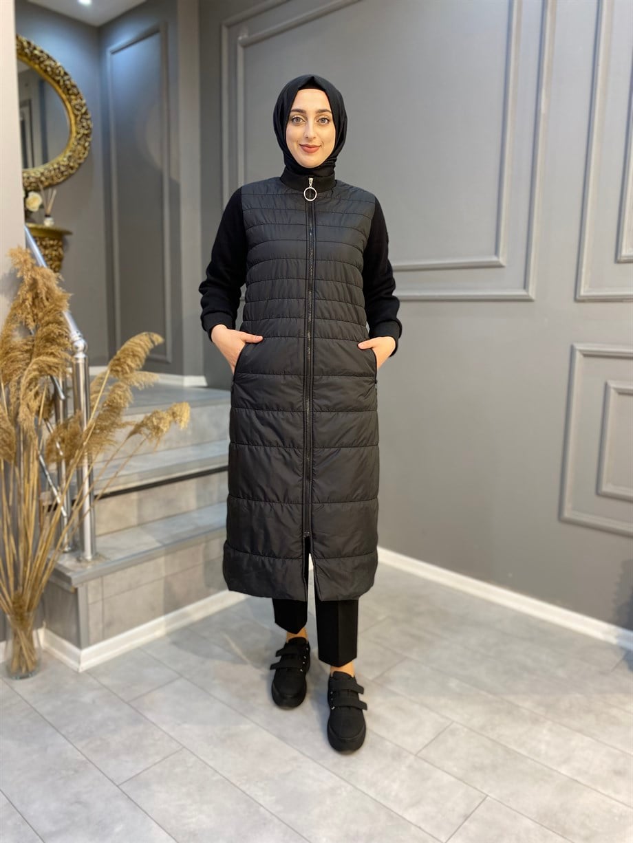 NEVON 776 Kolların içi Şardonlu Polar Tam Kişlık Kapİtone Kap