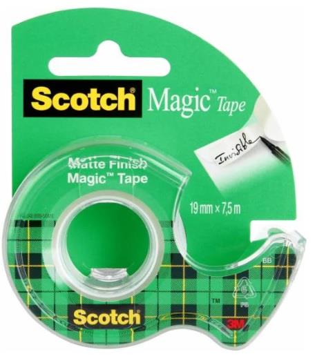 3M Scotch Magic Yeşil Şeffaf Bant 19mm x 7,5 mt