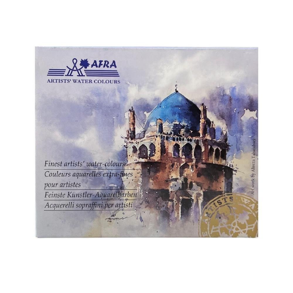 Afra Sulu Boya Seti 18 Renk Yarım Tablet