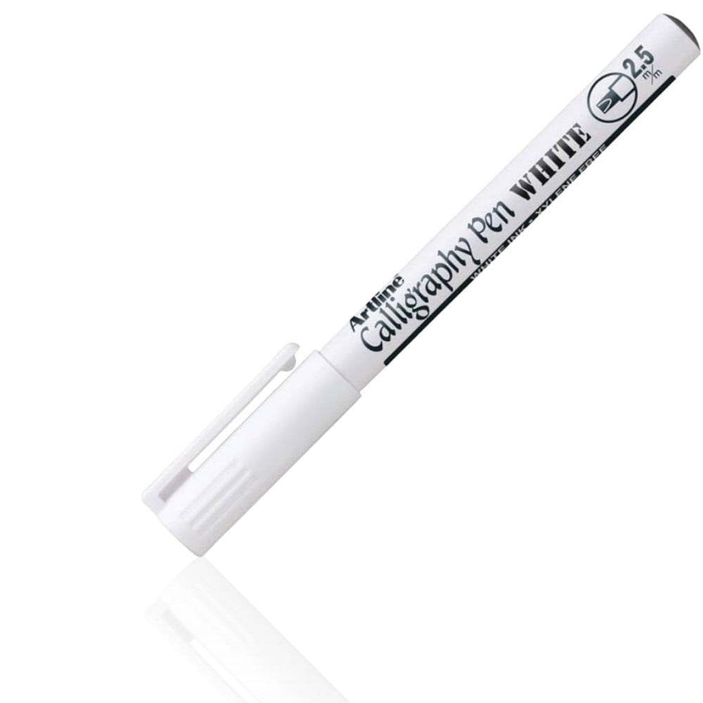 Artline Calligraphy Pen Kaligrafi Kalemi 2.5 mm Beyaz