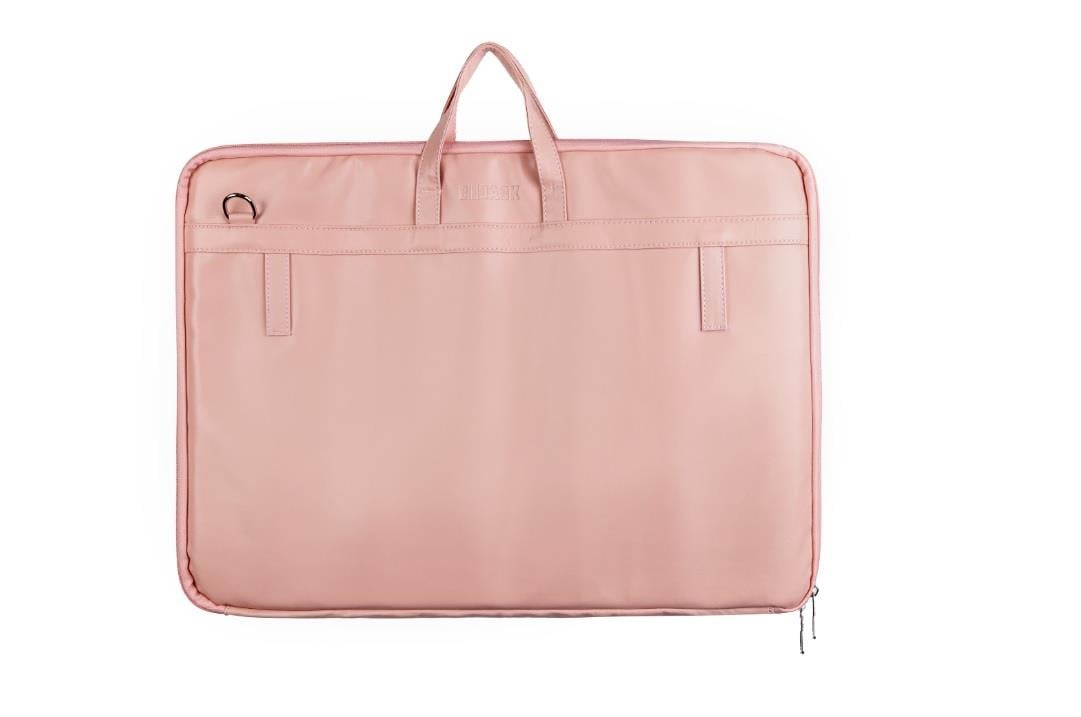Bback Proje Çantası Yumuşak Suni Deri 55x75 cm Pudra Pembe